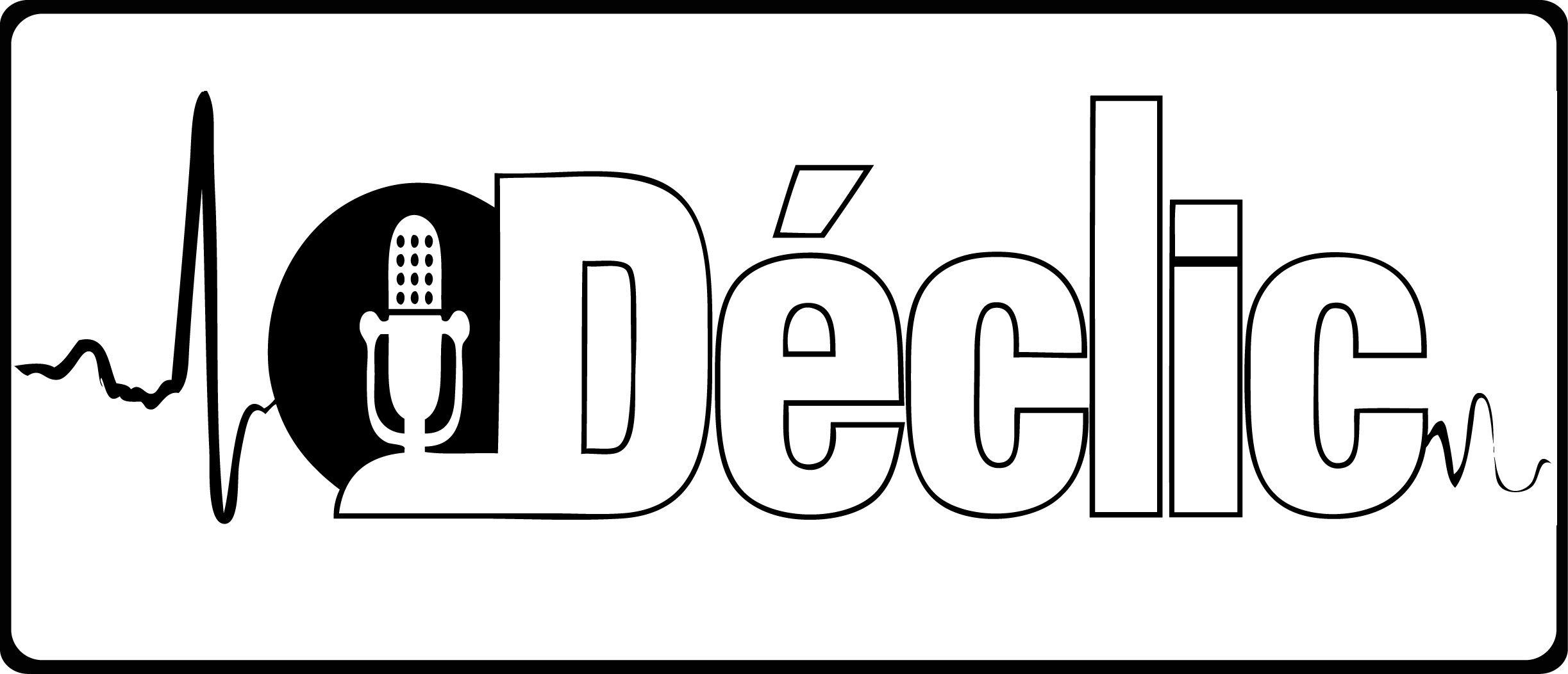 logo declic noir et blanc